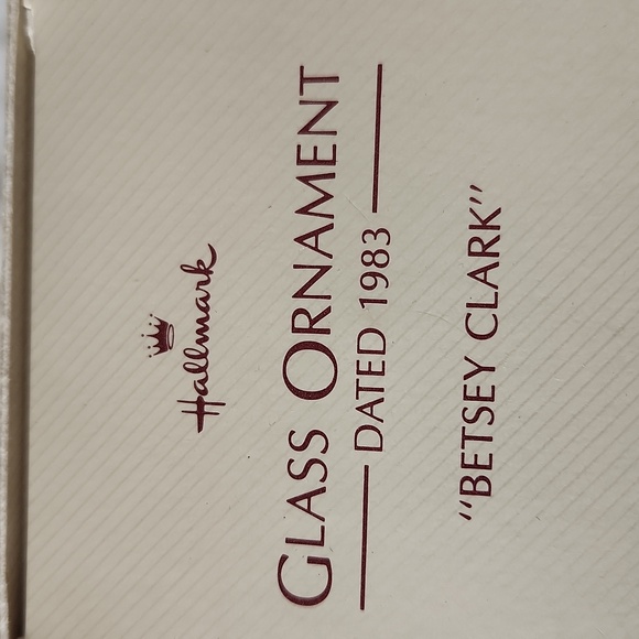 Betsey Clark 1983 Keepsake glass ornament for Hallmark - Picture 9 of 9